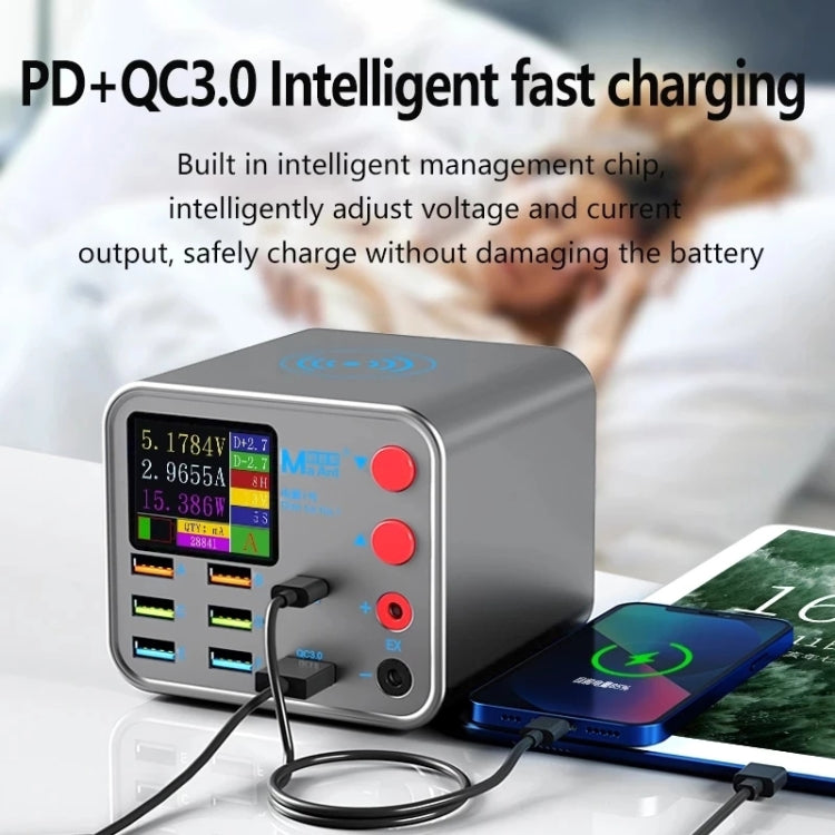 MaAnt Dianba NO.1 Multi-port Wireless USB PD Charger, EU Plug - Power Supply by MaAnt | Online Shopping UK | buy2fix