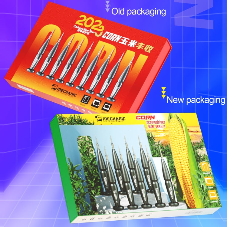 9 in 1 MECHANIC Corn Magnetic Precision Non-Slip Screwdriver Set by MECHANIC