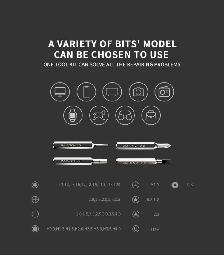 JAKEMY JM-P13 54 in 1 Professional Repair Screwdriver Tool Kit by JAKEMY