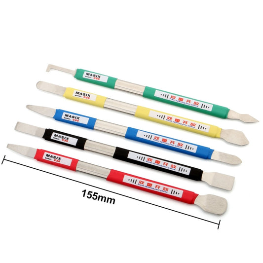 Masix C30 5 in 1 Stainless Steel Double Head Phone Opening Pry Hand Tool Kit by buy2fix