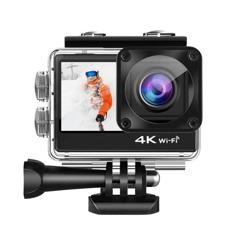 C1 Dual-Screen 2.0 inch + 1.3 inch Screen Anti-shake 4K WiFi Sport Action Camera Camcorder with Waterproof Housing Case, Allwinner V316, 170 Degrees Wide Angle (Black) - Sports Camera by buy2fix | Online Shopping UK | buy2fix
