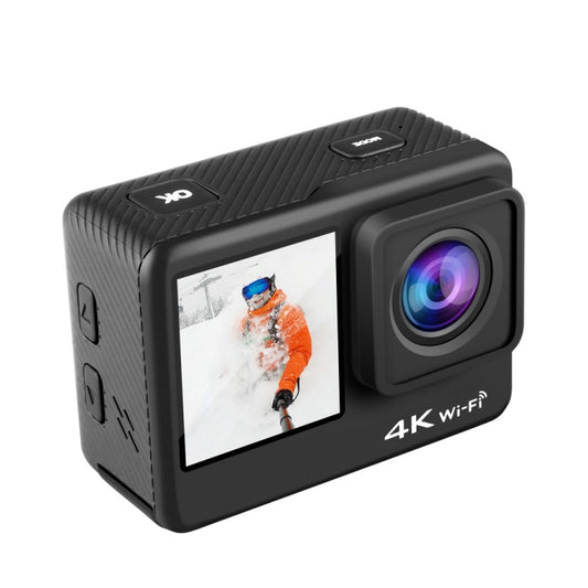 C1 Dual-Screen 2.0 inch + 1.3 inch Screen Anti-shake 4K WiFi Sport Action Camera Camcorder with Waterproof Housing Case, Allwinner V316, 170 Degrees Wide Angle (Black) by buy2fix