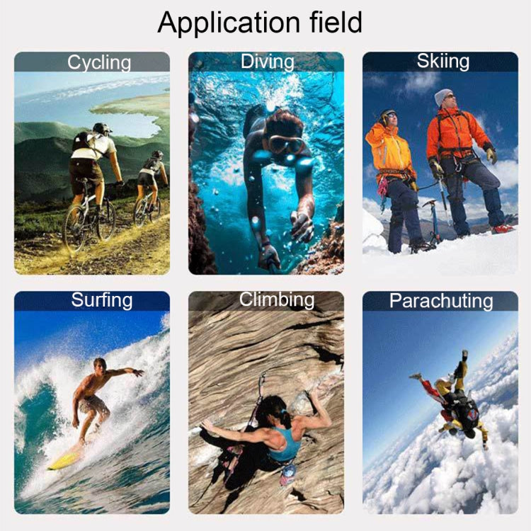 C1 Dual-Screen 2.0 inch + 1.3 inch Screen Anti-shake 4K WiFi Sport Action Camera Camcorder with Waterproof Housing Case, Allwinner V316, 170 Degrees Wide Angle (Black) - Sports Camera by buy2fix | Online Shopping UK | buy2fix