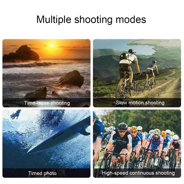 C1 Dual-Screen 2.0 inch + 1.3 inch Screen Anti-shake 4K WiFi Sport Action Camera Camcorder with Waterproof Housing Case, Allwinner V316, 170 Degrees Wide Angle (Black) - Sports Camera by buy2fix | Online Shopping UK | buy2fix