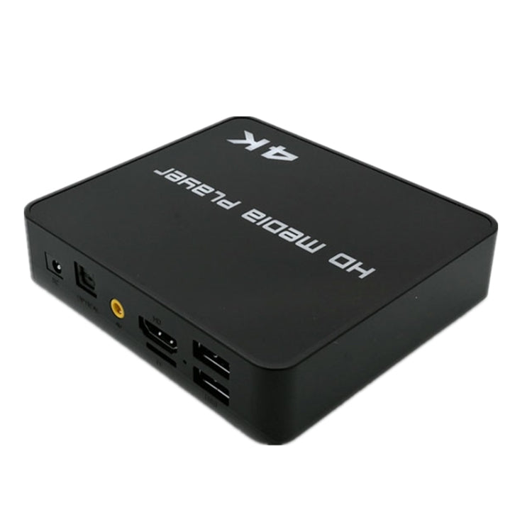 Uhd 4K Player Single-unit Advertising Machine Powered Up Automatically Plays Video PPT Horizontal and Vertical U Disk US(black) - Multimedia Player by buy2fix | Online Shopping UK | buy2fix