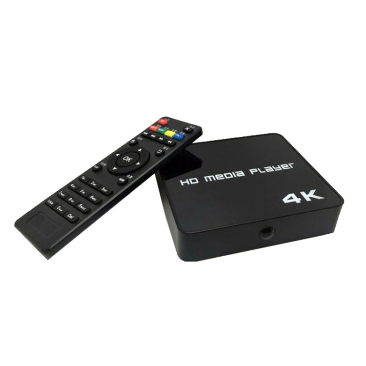 Uhd 4K Player Single-unit Advertising Machine Powered Up Automatically Plays Video PPT Horizontal and Vertical U Disk US(black) - Multimedia Player by buy2fix | Online Shopping UK | buy2fix