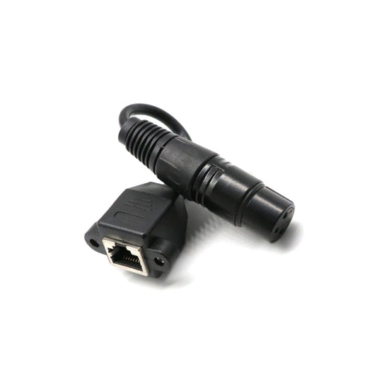 15cm XLR 3 Pin Female To RJ45 Female Network Connector Adapter Converter Cable - Microphone Audio Cable & Connector by buy2fix | Online Shopping UK | buy2fix