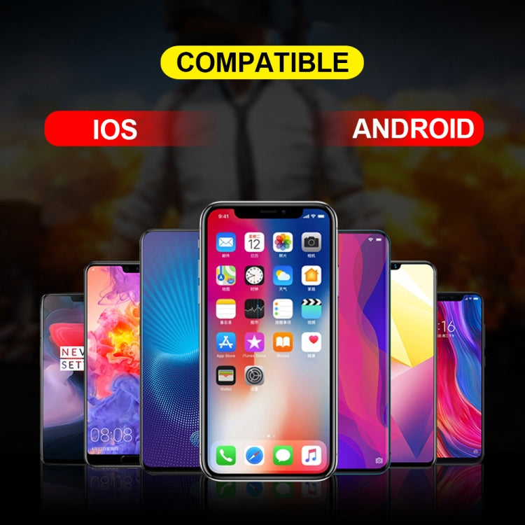 Blue Shark Shark Eat Chicken Game Auxiliary Handle(blue) by buy2fix