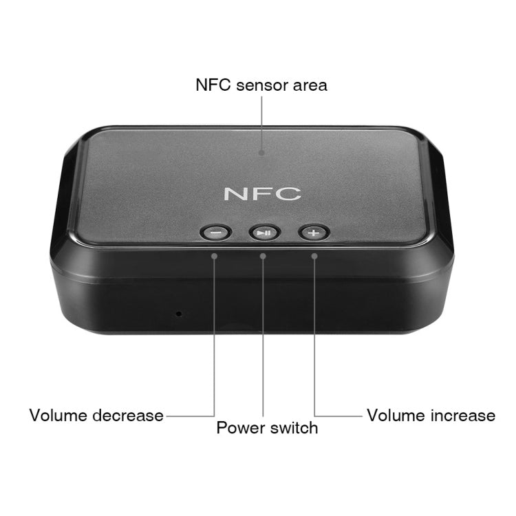 B10 NFC Desktop Bluetooth Music Receiver 4.1 Bluetooth Adapter USB Drive Reads Bluetooth Speaker - Audio Receiver Transmitter by buy2fix | Online Shopping UK | buy2fix