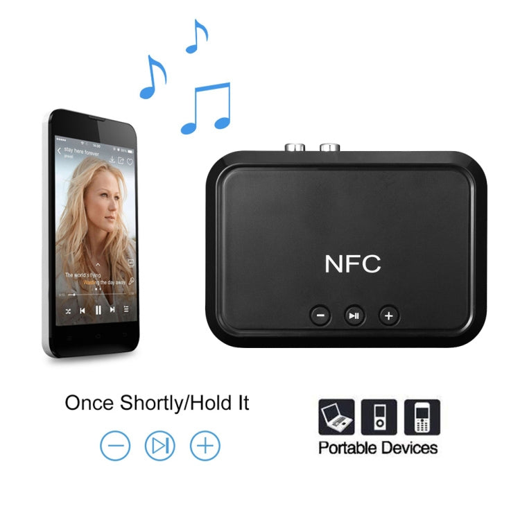 B10 NFC Desktop Bluetooth Music Receiver 4.1 Bluetooth Adapter USB Drive Reads Bluetooth Speaker - Audio Receiver Transmitter by buy2fix | Online Shopping UK | buy2fix