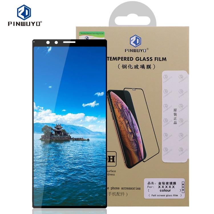 PINWUYO 9H 2.5D Full Glue Tempered Glass Film for SONY Xperia 1 - Sony Tempered Glass by PINWUYO | Online Shopping UK | buy2fix