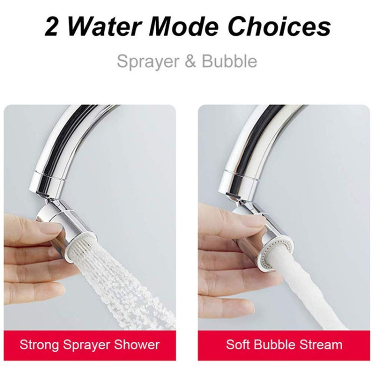 Dual-Function Faucet Spout Bubbler Splash-Proof Two-Function Kitchen Copper Filter, interface:External - Faucets & Accessories by buy2fix | Online Shopping UK | buy2fix