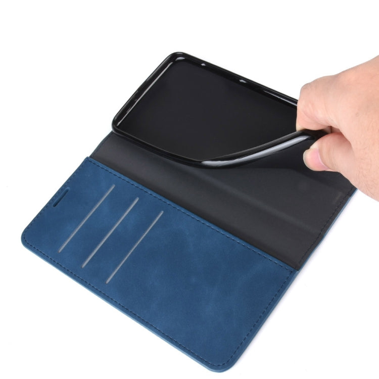 For Xiaomi Redmi Note 9/10X 4G Retro-skin Business Magnetic Suction Leather Case with Holder & Card Slots & Wallet(Black) - Xiaomi Cases by buy2fix | Online Shopping UK | buy2fix