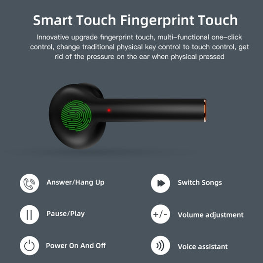 J3 Pro TWS Hifi Wireless Bluetooth 5.2 Earphone LED Display Waterproof Sports Gaming Headset Noise Earbuds(Black) by buy2fix