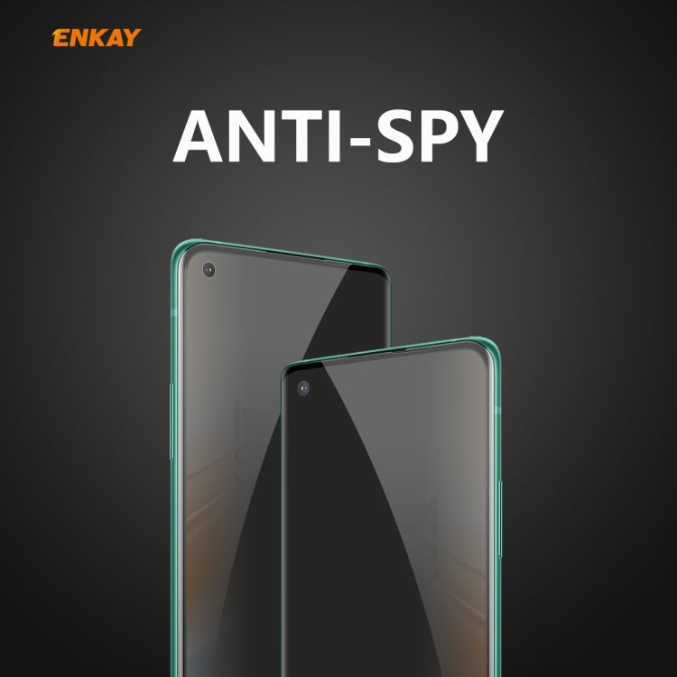 ENKAY Hat-Prince 0.26mm 9H 3D Curved Heat Bending Privacy Anti-spy Full Screen Tempered Glass Film - OnePlus Tempered Glass by ENKAY | Online Shopping UK | buy2fix