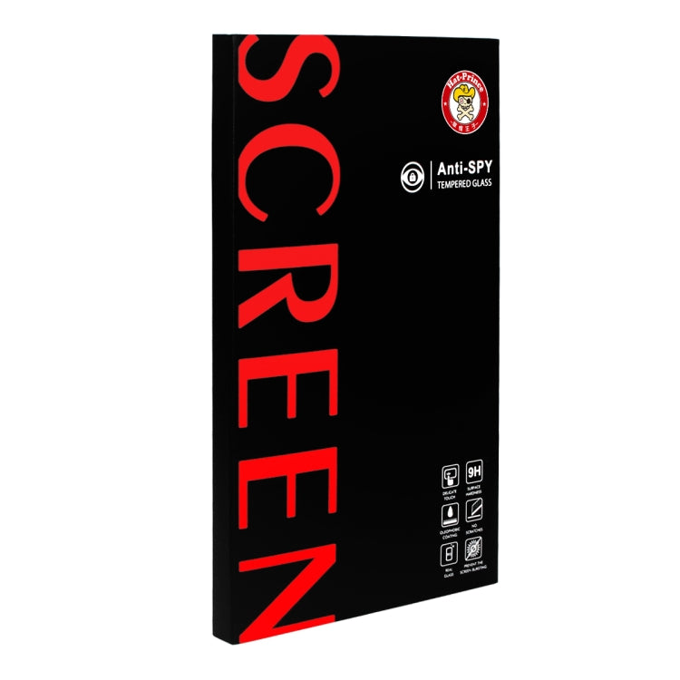For Xiaomi Redmi Note 8 Pro ENKAY Hat-Prince 0.26mm 9H 6D Privacy Anti-spy Full Screen Tempered Glass Film by ENKAY