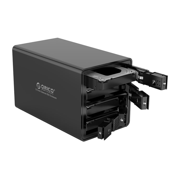 ORICO 9548U3-BK 3.5-Inch Multi-Bay Hard Drive Enclosure - HDD Enclosure by ORICO | Online Shopping UK | buy2fix