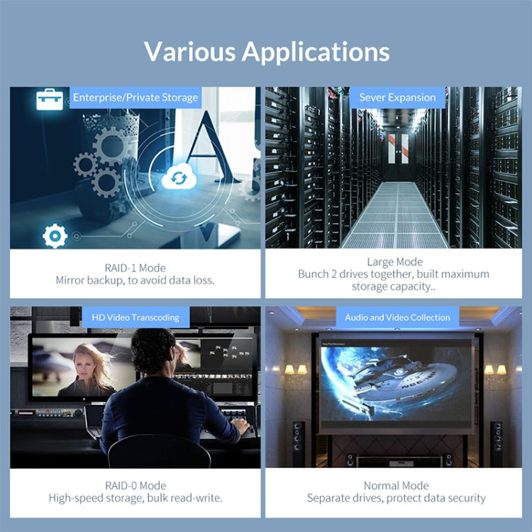 ORICO 9548RU3-BK 3.5-Inch External Hard Drive Enclosure with RAID by ORICO