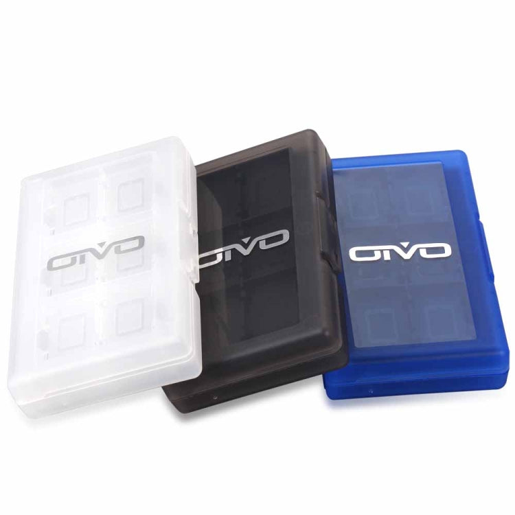 OIVO IV-SW029 24in1 Game Memory Card Storage Box Card Case Holder For Nintendo Switch(White) by OIVO