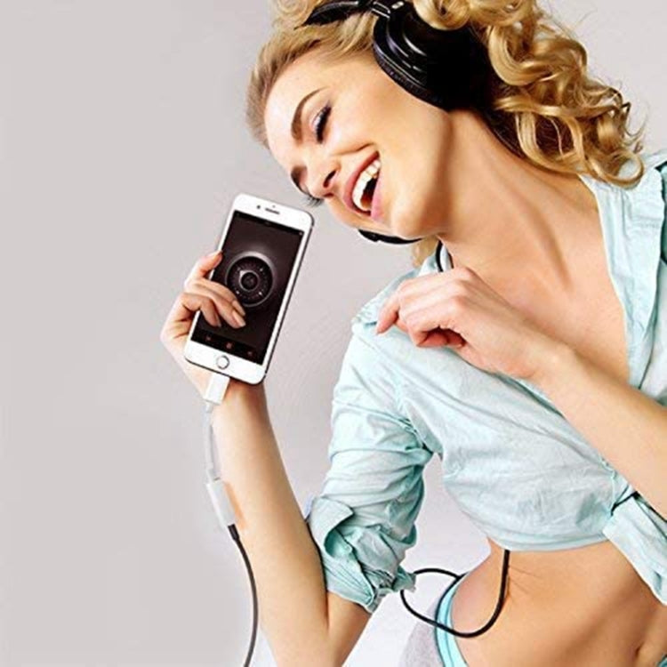 Zs-kl21836 2 PCS 8 Pin to 3.5mm Earphone Adapter Audio Adapter, Support All iOS System by buy2fix