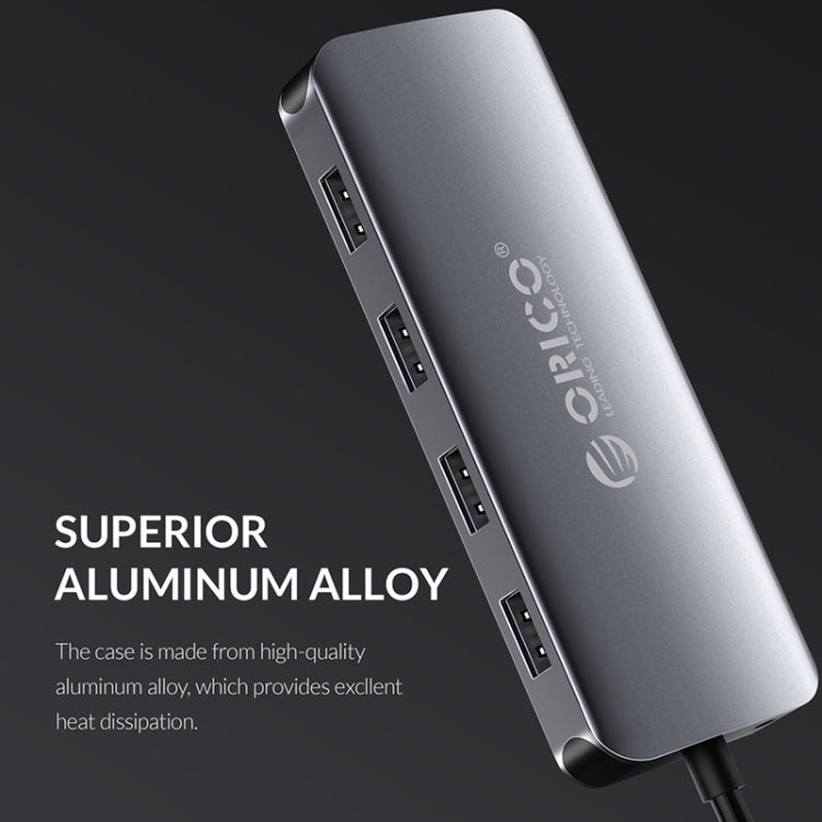 ORICO MC-U111P 11 in 1 Multifunction Docking Station - USB HUB by ORICO | Online Shopping UK | buy2fix