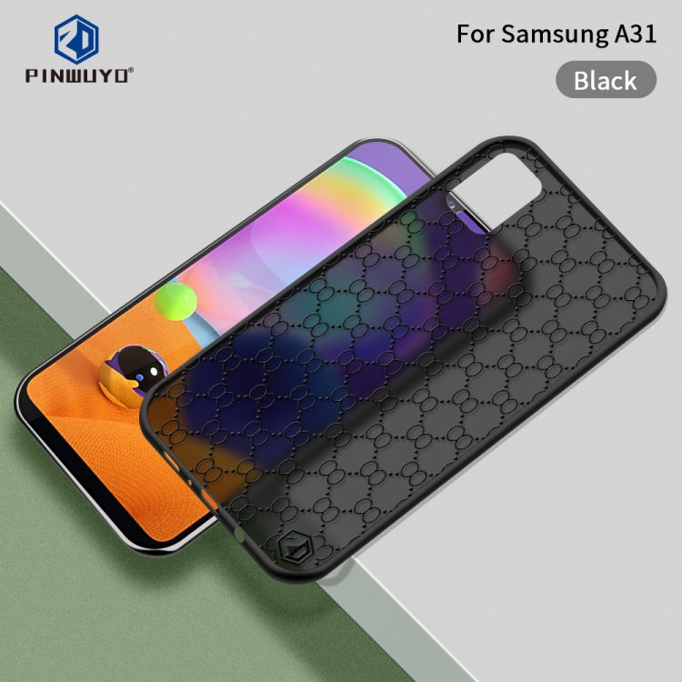 For Samsung Galaxy A31 PINWUYO Series 2 Generation PC + TPU Waterproof and Anti-drop All-inclusive Protective Case(Black) - Galaxy Phone Cases by PINWUYO | Online Shopping UK | buy2fix