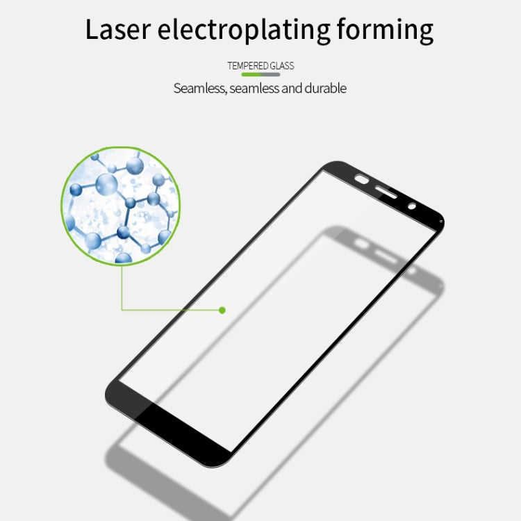 For Huawei Y5P/Y5 Prime PINWUYO 9H 2.5D Full Screen Tempered Glass Film(Black) - Huawei Tempered Glass by PINWUYO | Online Shopping UK | buy2fix
