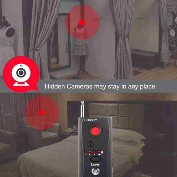 CC308 Full Range Camera Laser Detector Mini Wireless Camera Signal GSM Device Finder by buy2fix