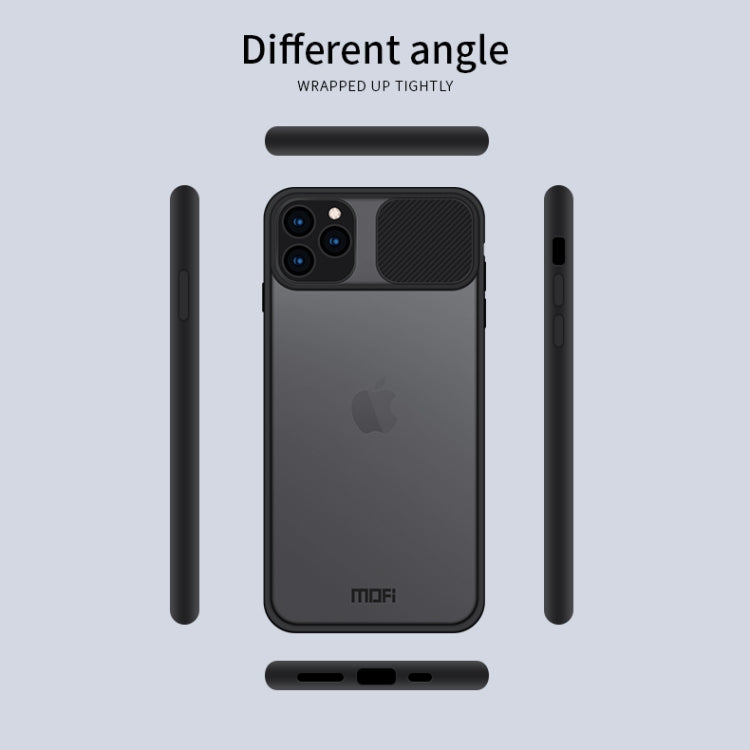 For iPhone 11 Pro Max MOFI Xing Dun Series Translucent Frosted PC + TPU Privacy Anti-glare Shockproof All-inclusive Protective Case(Black) - iPhone 11 Pro Max Cases by MOFI | Online Shopping UK | buy2fix