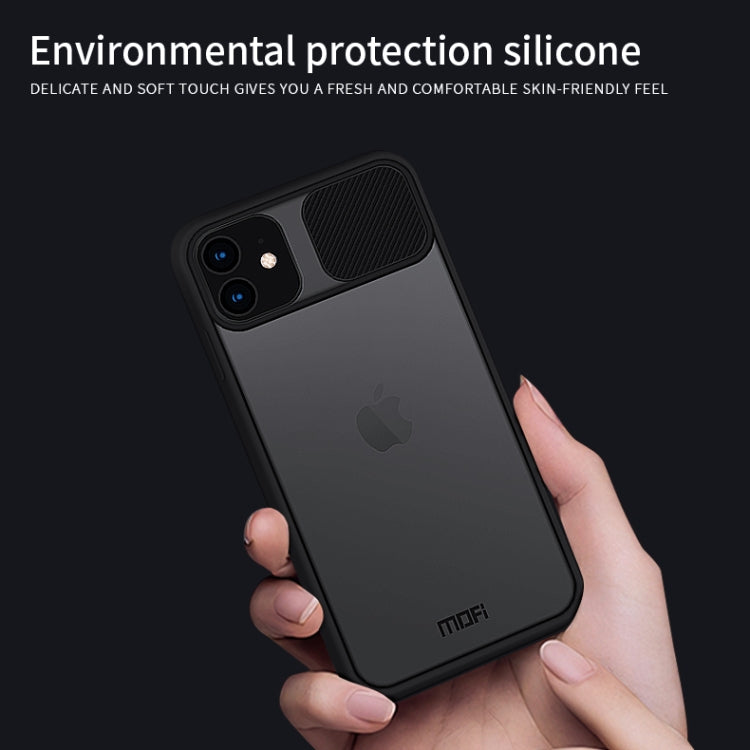 For iPhone 11 MOFI Xing Dun Series Translucent Frosted PC + TPU Privacy Anti-glare Shockproof All-inclusive Protective Case(Purple) - iPhone 11 Cases by MOFI | Online Shopping UK | buy2fix