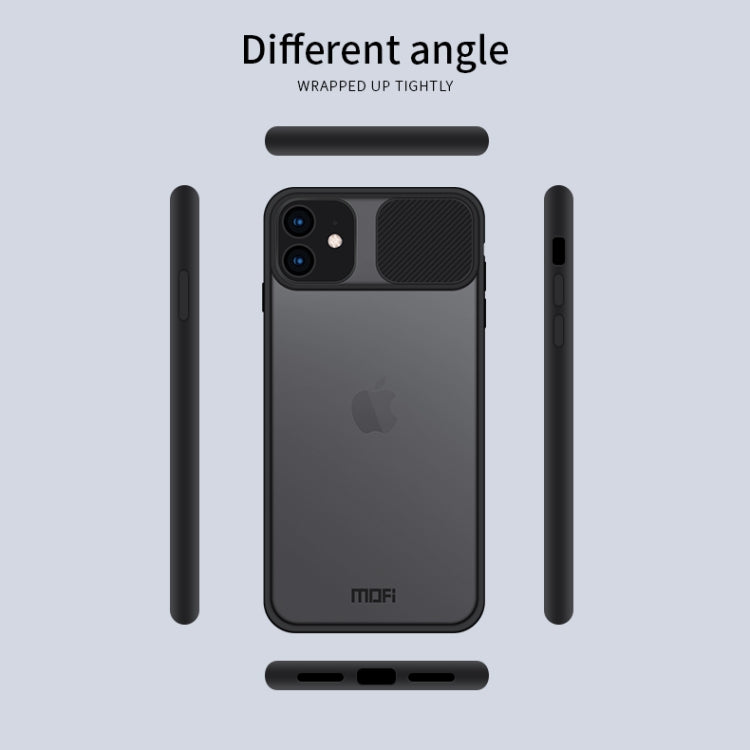 For iPhone 11 MOFI Xing Dun Series Translucent Frosted PC + TPU Privacy Anti-glare Shockproof All-inclusive Protective Case(Purple) - iPhone 11 Cases by MOFI | Online Shopping UK | buy2fix