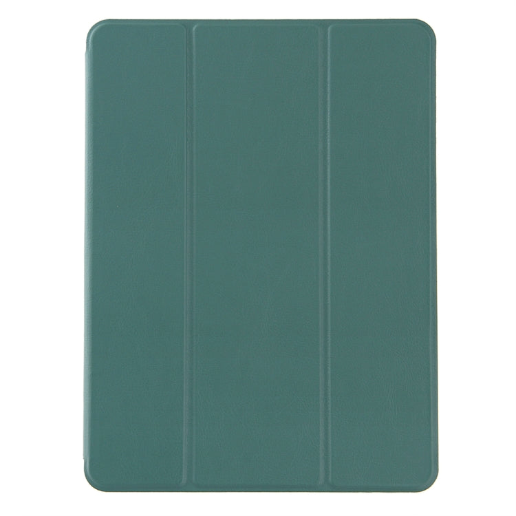 For Samsung Galaxy S6 Lite P610 Honeycomb Ventilation Foldable Deformation Horizontal Flip PU Leather Case with 3-Folding Holder & Pen Slot & Smart Sleep / Wake-up(Dark Night Green) - Tab S6 Lite P610 / P615 by buy2fix | Online Shopping UK | buy2fix