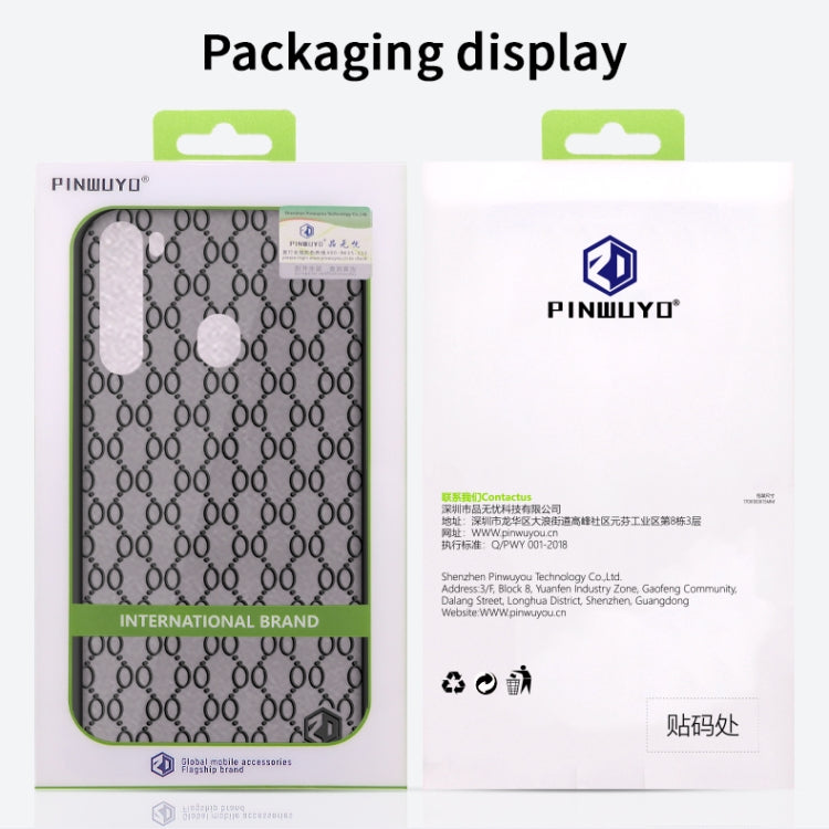 For Samsung Galaxy A21 PINWUYO Series 2nd Generation PC + TPU Anti-drop All-inclusive Protective Shell Matte Back Cover(White) by PINWUYO