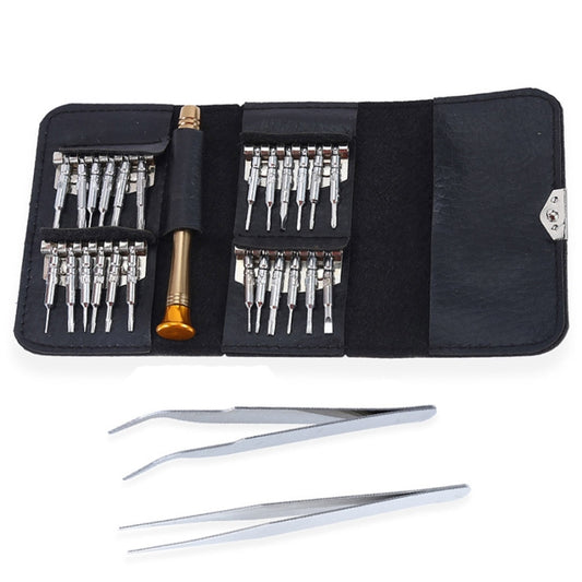 27 in 1 Magnetic Suction Portable Wallet Type Screw Driver Set Mobile Phone Tablet Maintenance Tool by buy2fix
