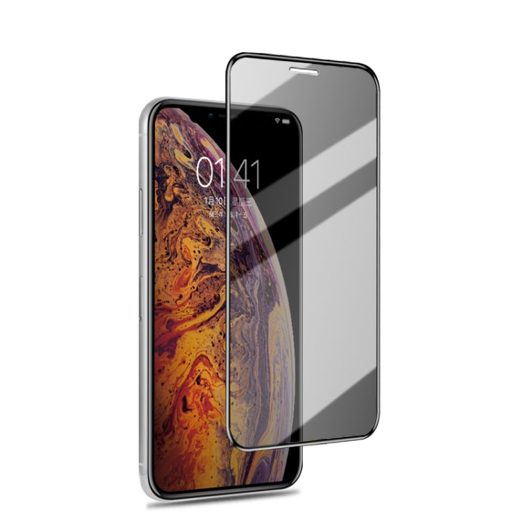 For iPhone 12 / 12 Pro mocolo 0.33mm 9H 2.5D Full Glue Privacy Anti-glare Tempered Glass Film - iPhone 12 / 12 Pro Tempered Glass by mocolo | Online Shopping UK | buy2fix