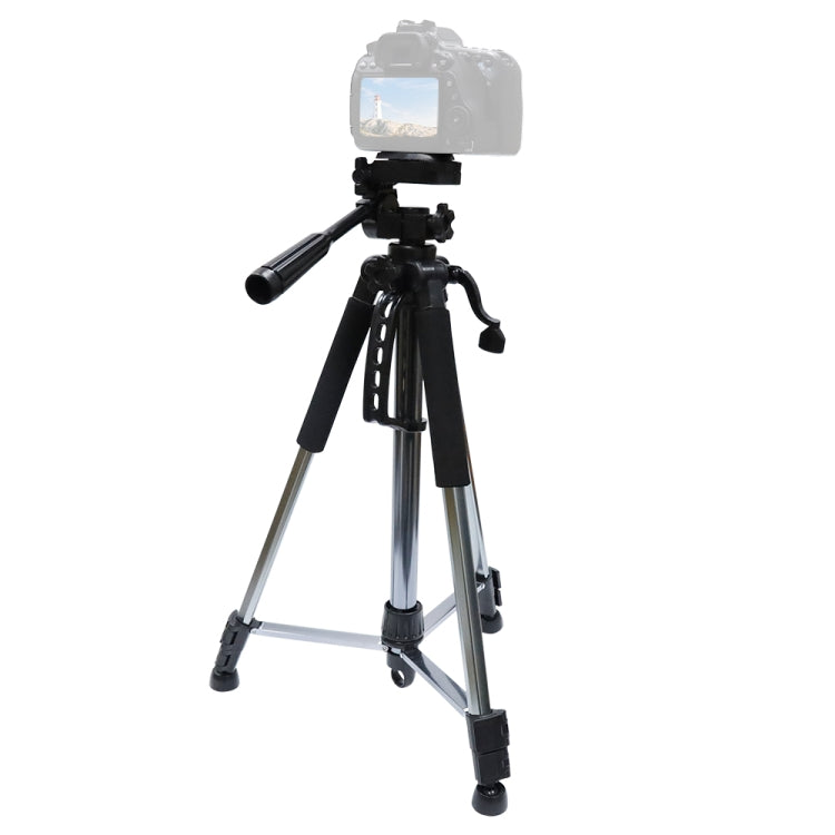 L-1200 Camera Tripod Live Broadcast Bracket For Mobile Phones, Cameras, Projectors 55-148CM Universal Adjustable Tripod (Silver) - Tripods by buy2fix | Online Shopping UK | buy2fix