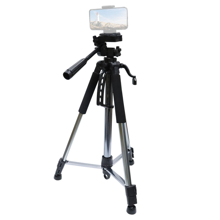 L-1200 Camera Tripod Live Broadcast Bracket For Mobile Phones, Cameras, Projectors 55-148CM Universal Adjustable Tripod (Silver) - Tripods by buy2fix | Online Shopping UK | buy2fix