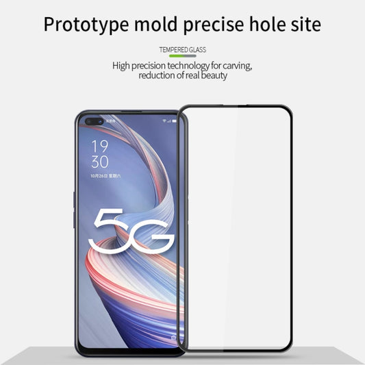 For OPPO A92S PINWUYO 9H 3D Curved Full Screen Explosion-proof Tempered Glass Film(Black) by PINWUYO