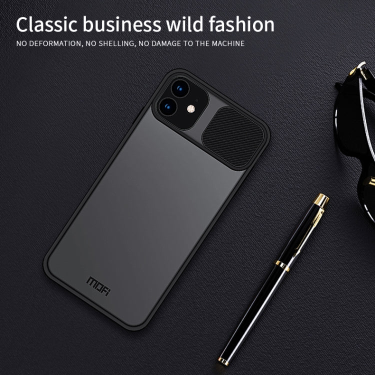 For iPhone 12 Pro Max MOFI Xing Dun Series Translucent Frosted PC + TPU Privacy Anti-glare Shockproof All-inclusive Protective Case(Purple) - iPhone 12 Pro Max Cases by MOFI | Online Shopping UK | buy2fix