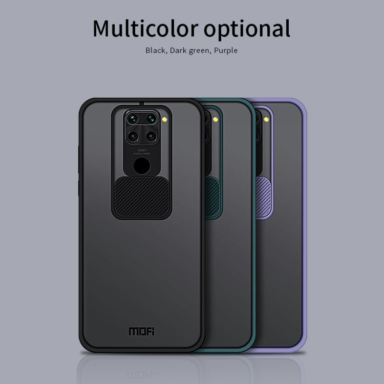 For Xiaomi Redmi Note 9 / 10X 4G MOFI Xing Dun Series Translucent Frosted PC + TPU Privacy Anti-glare Shockproof All-inclusive Protective Case(Green) - Xiaomi Cases by MOFI | Online Shopping UK | buy2fix