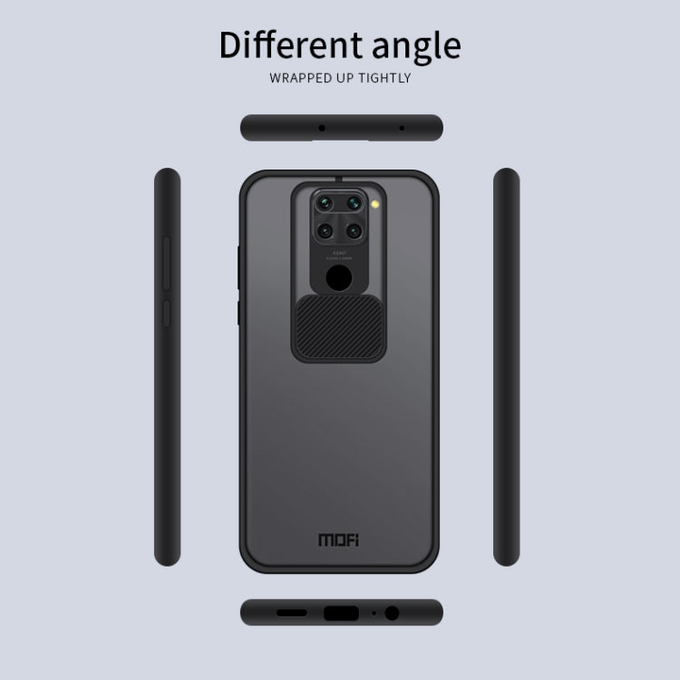 For Xiaomi Redmi Note 9 / 10X 4G MOFI Xing Dun Series Translucent Frosted PC + TPU Privacy Anti-glare Shockproof All-inclusive Protective Case(Green) - Xiaomi Cases by MOFI | Online Shopping UK | buy2fix