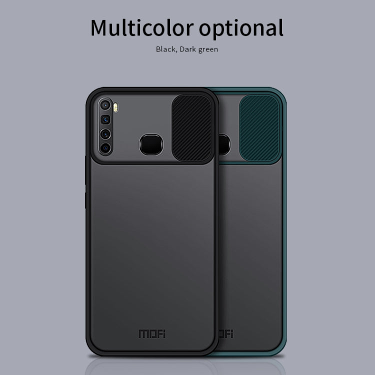 For Infinix X652 / S5 / S5 Lite MOFI Xing Dun Series Translucent Frosted PC + TPU Privacy Anti-glare Shockproof All-inclusive Protective Case(Green) - Infinix Cases by idewei | Online Shopping UK | buy2fix