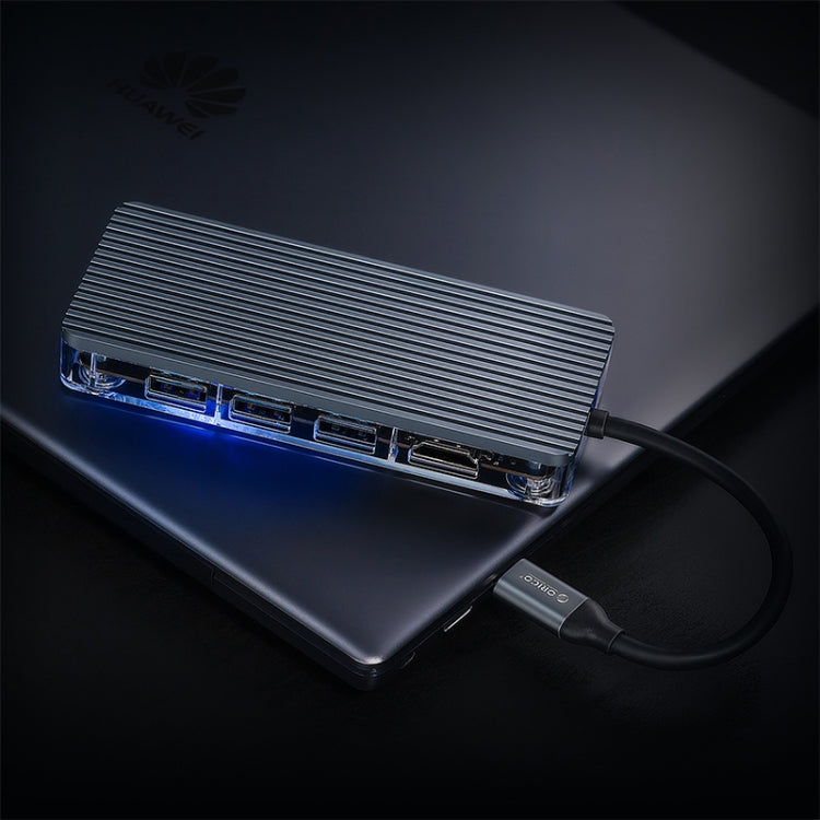 ORICO WB-11P 10 in 1 Type-C Transparent HUB by ORICO