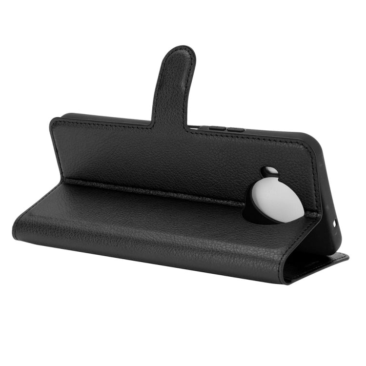 For Nokia 8.3 5G Litchi Texture Horizontal Flip Protective Case with Holder & Card Slots & Wallet(Black) - Nokia Cases by buy2fix | Online Shopping UK | buy2fix