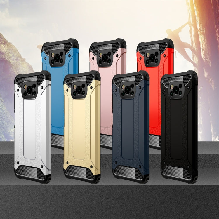 For Xiaomi Poco X3 NFC Magic Armor TPU + PC Combination Case(Gold) - Xiaomi Cases by buy2fix | Online Shopping UK | buy2fix