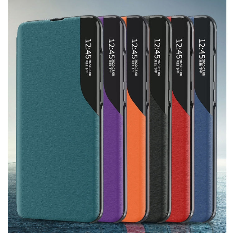 For Samsung Galaxy Note20 Ultra Attraction Flip Holder Leather Phone Case(Black) by buy2fix