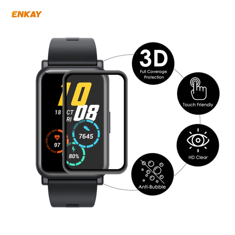 1 PCS For Huawei Honor Watch ES ENKAY Hat-Prince 3D Full Screen Soft PC Edge + PMMA HD Screen Protector Film - Screen Protector by ENKAY | Online Shopping UK | buy2fix