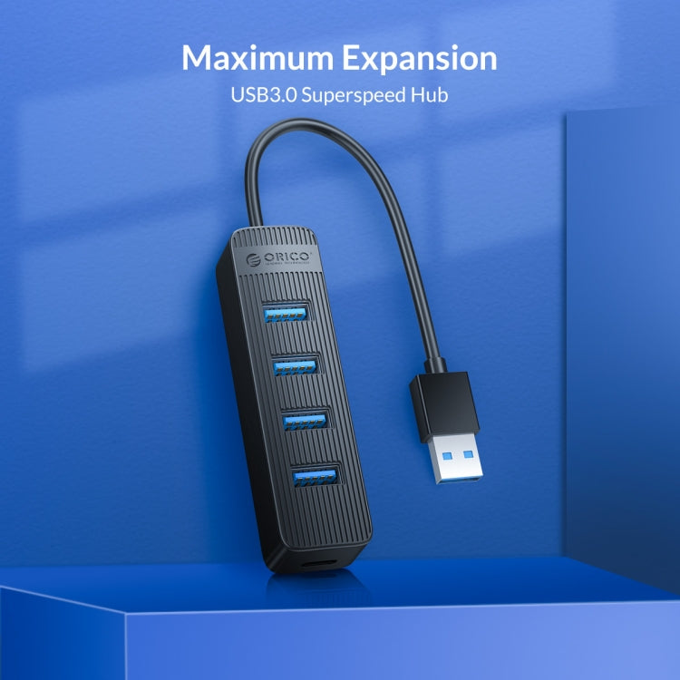 ORICO TWU3-7A-BK 7-Port USB 3.0 HUB - USB 3.0 HUB by ORICO | Online Shopping UK | buy2fix