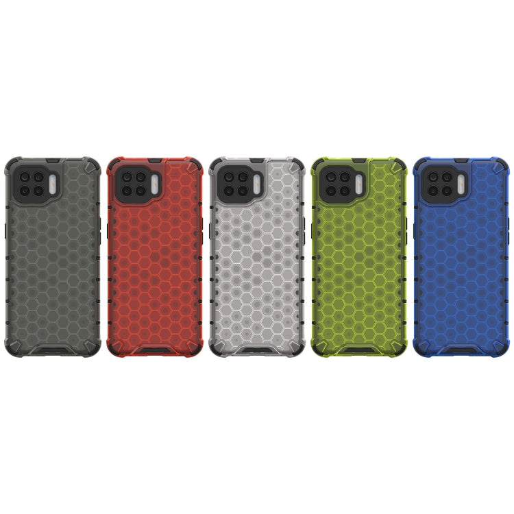 For OPPO A93 4G Shockproof Honeycomb PC + TPU Case(White) - OPPO Cases by buy2fix | Online Shopping UK | buy2fix