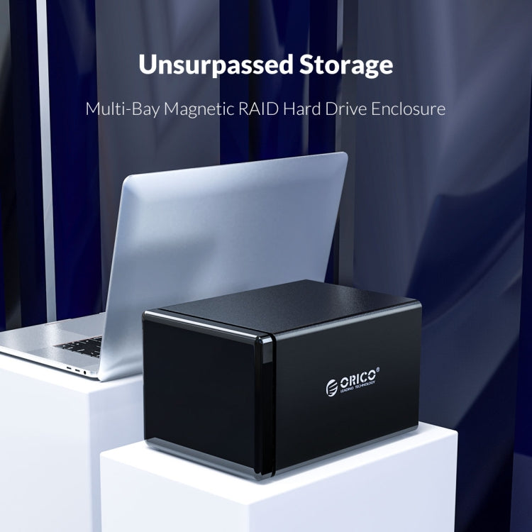 ORICO NS200C3 3.5 inch 2 Bay Type-C Hard Drive Enclosure - HDD Enclosure by ORICO | Online Shopping UK | buy2fix